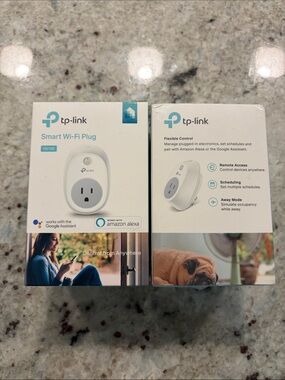 TP-Link Smart Wi‑Fi Plug HS100 in white (pair boxed)